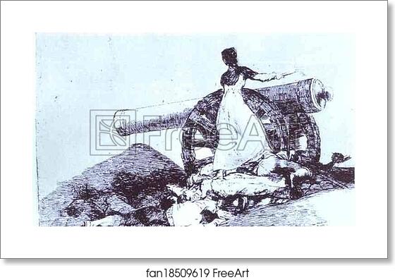 Free art print of Desastre de la Guerra (Disasters of War) 7; Que Valor! by Francisco De Goya Y Lucientes Free art print of Desastre de la Guerra (Disasters of War) 7; Que Valor! by Francisco De Goya Y Lucientes