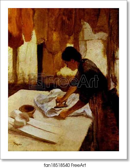 Free art print of Woman Ironing by Edgar Degas Free art print of Woman Ironing by Edgar Degas