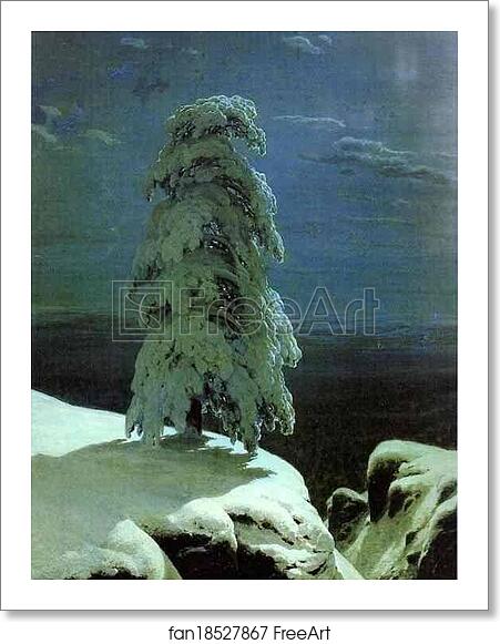 Free art print of In the Wilds of the North. After Mikhail Lermontov's verse The Pine by Ivan Shishkin Free art print of In the Wilds of the North. After Mikhail Lermontov's verse The Pine by Ivan Shishkin