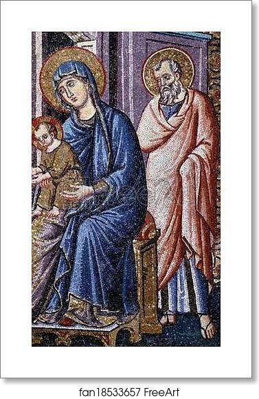 Free art print of Adoration of the Kings. Detail by Pietro Cavallini Free art print of Adoration of the Kings. Detail by Pietro Cavallini