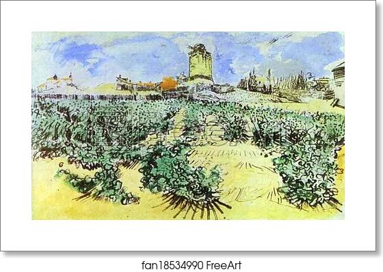 Free art print of High Hill by Vincent Van Gogh Free art print of High Hill by Vincent Van Gogh