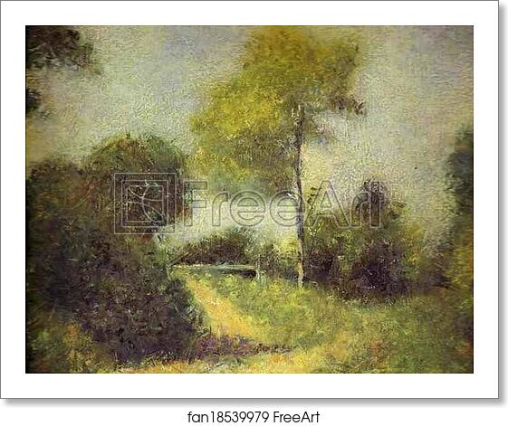 Free art print of Landscape by Georges Seurat Free art print of Landscape by Georges Seurat