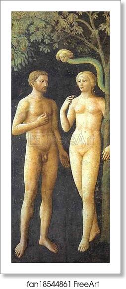 Free art print of The Temptation of Adam by Masolino Da Panicale Free art print of The Temptation of Adam by Masolino Da Panicale