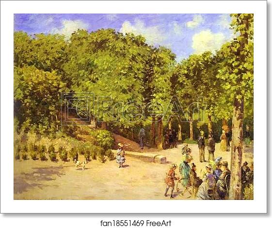 Free art print of Town Garden in Pontoise (Le jardin de la ville à Pontoise) by Camille Pissarro Free art print of Town Garden in Pontoise (Le jardin de la ville à Pontoise) by Camille Pissarro