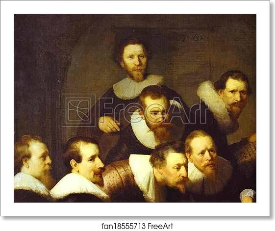 Free art print of Doctor Nicolaes Tulp's Demonstration of the Anatomy of the Arm. Detail by Rembrandt Harmenszoon Van Rijn Free art print of Doctor Nicolaes Tulp's Demonstration of the Anatomy of the Arm. Detail by Rembrandt Harmenszoon Van Rijn