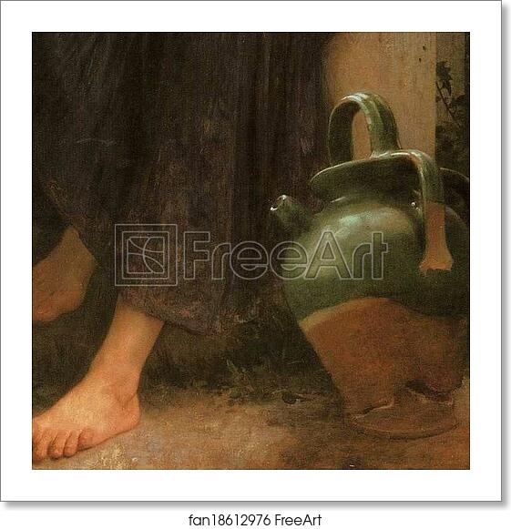 Free art print of The Broken Pitcher. Detail by William-Adolphe Bouguereau Free art print of The Broken Pitcher. Detail by William-Adolphe Bouguereau