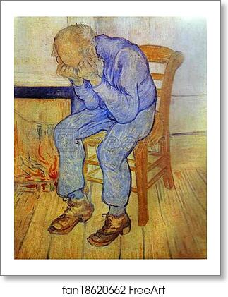 Free art print of Old Man in Sorrow by Vincent Van Gogh
