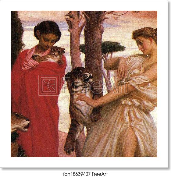 Free art print of The Syracusan Bride leading WIld Animals in Procession to the Temple of Diana. Detail by Frederick Leighton Free art print of The Syracusan Bride leading WIld Animals in Procession to the Temple of Diana. Detail by Frederick Leighton