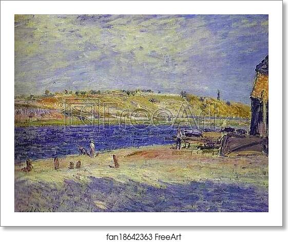 Free art print of River Banks at St. Mammes by Alfred Sisley Free art print of River Banks at St. Mammes by Alfred Sisley