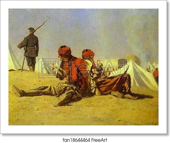 Free art print of Two Hawks (Bashibazouks) by Vasily Vereshchagin Free art print of Two Hawks (Bashibazouks) by Vasily Vereshchagin