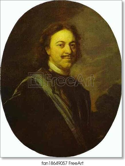 Free art print of Portrait of Peter I the Great by Andrey Matveev