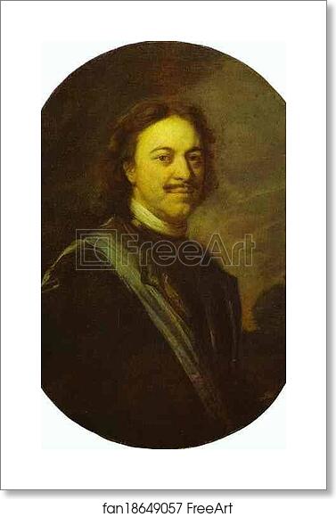 Free art print of Portrait of Peter I the Great by Andrey Matveev