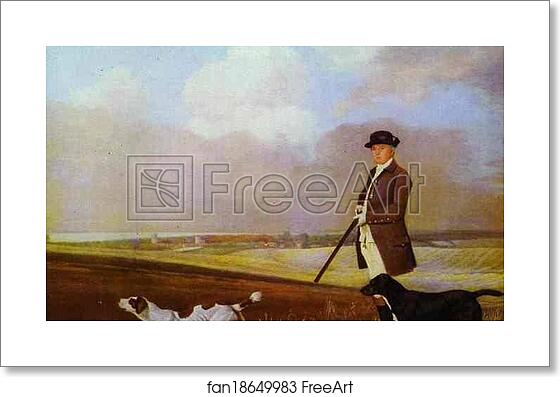 Free art print of Sir John Nelthorpe at Shooting with Two Pointers by George Stubbs Free art print of Sir John Nelthorpe at Shooting with Two Pointers by George Stubbs