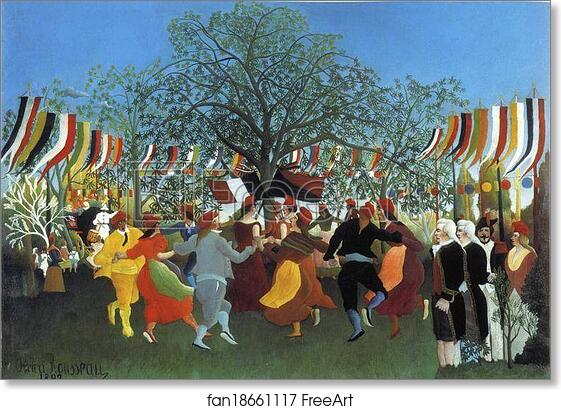 Free art print of A Centennial of Independence by Henri Rousseau