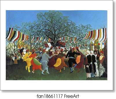 Free art print of A Centennial of Independence by Henri Rousseau