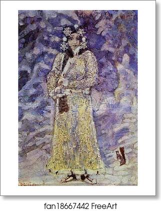 Free art print of Snow Maiden by Mikhail Vrubel