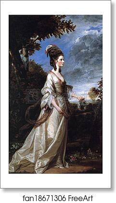Free art print of Jane, Countess of Harrington by Sir Joshua Reynolds