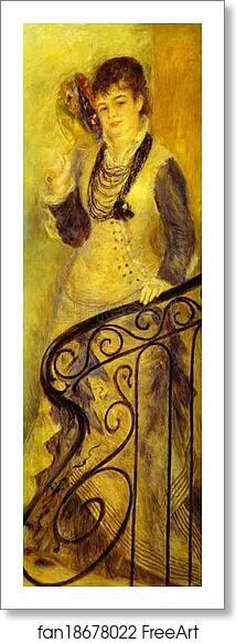 Free art print of Woman on a Staircase (Femme sur un escalier) by Pierre-Auguste Renoir Free art print of Woman on a Staircase (Femme sur un escalier) by Pierre-Auguste Renoir
