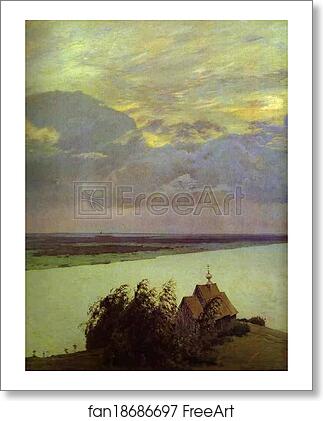Free art print of Above the Eternal Peace. Detail by Isaac Levitan