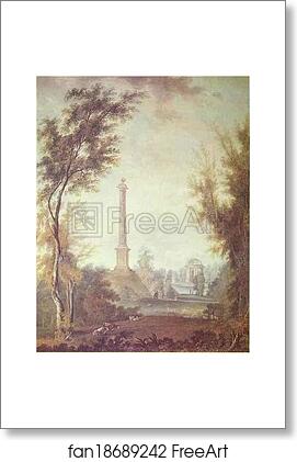Free art print of The Eagle Column at Gatchina by Semion Shchedrin