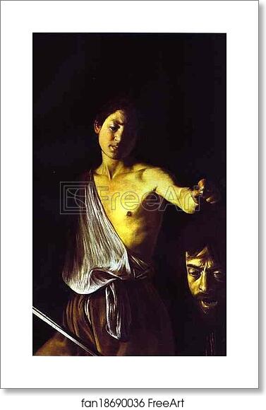 Free art print of David with the Head of Goliath by Caravaggio Free art print of David with the Head of Goliath by Caravaggio