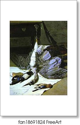Free art print of The Heron by Frédéric Bazille