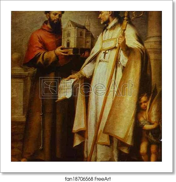 Free art print of St. Leander and St. Bonaventura by Bartolomé Esteban Murillo Free art print of St. Leander and St. Bonaventura by Bartolomé Esteban Murillo