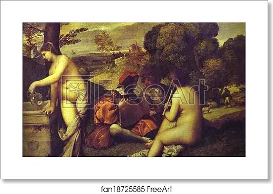 Free art print of Concert Champetre by Titian Free art print of Concert Champetre by Titian