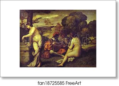 Free art print of Concert Champetre by Titian