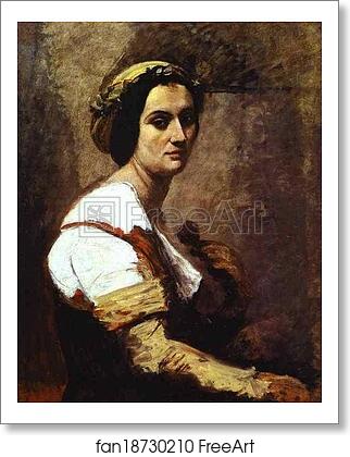 Free art print of Sibylle by Jean-Baptiste-Camille Corot Free art print of Sibylle by Jean-Baptiste-Camille Corot