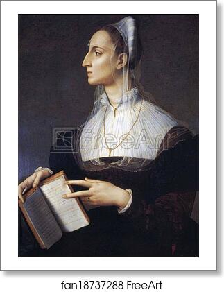 Free art print of Portrait of Laura Battiferri by Agnolo Bronzino