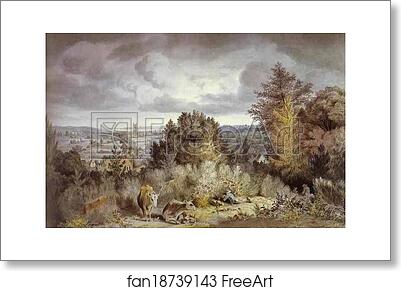 Free art print of Dedham Church and Vale by John Constable