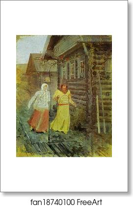 Free art print of In the Village by Andrey Ryabushkin