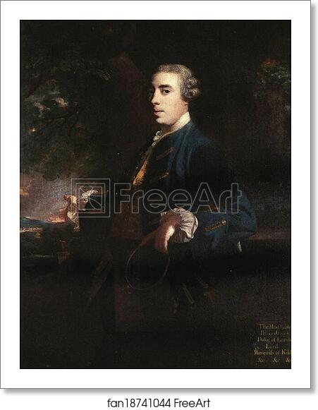 Free art print of James FitzGerald, Duke of Leinster by Sir Joshua Reynolds