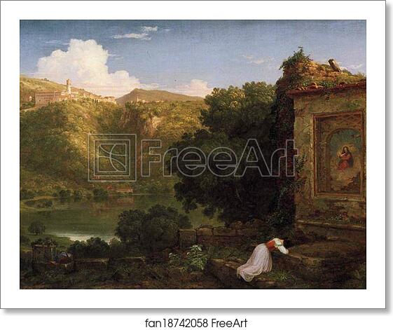 Free art print of Il Penseroso by Thomas Cole Free art print of Il Penseroso by Thomas Cole