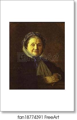 Free art print of Portrait of V. Voyeykova by Ivan Kramskoy