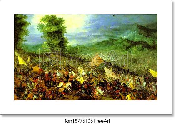Free art print of The Battle of Issus by Jan Brueghel The Elder Free art print of The Battle of Issus by Jan Brueghel The Elder