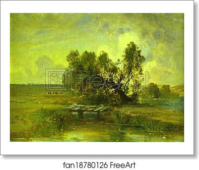Free art print of After a Thunderstorm by Alexey Savrasov