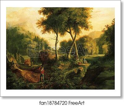 Free art print of Landscape by Thomas Cole