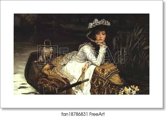 Free art print of Young Lady in a Boat by Jacques Joseph Tissot (A.K.A. James Tissot) Free art print of Young Lady in a Boat by Jacques Joseph Tissot (A.K.A. James Tissot)