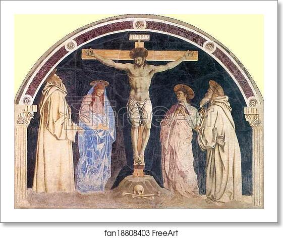 Free art print of Crucifixion by Andrea Del Castagno Free art print of Crucifixion by Andrea Del Castagno