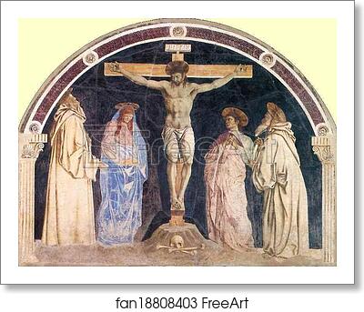 Free art print of Crucifixion by Andrea Del Castagno