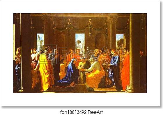 Free art print of The Marriage of the Virgin by Nicolas Poussin