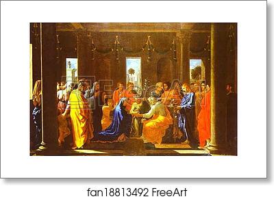 Free art print of The Marriage of the Virgin by Nicolas Poussin Free art print of The Marriage of the Virgin by Nicolas Poussin
