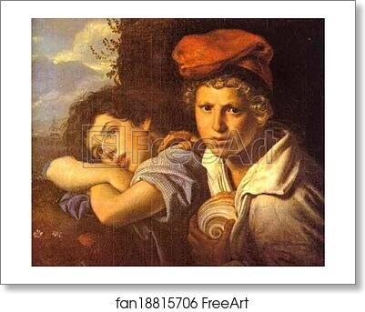 Free art print of Naples Boys (Neapolitan Boys) by Orest Kiprensky Free art print of Naples Boys (Neapolitan Boys) by Orest Kiprensky