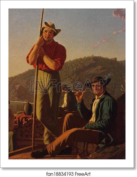 Free art print of The Wood-Boat. Detail by George Caleb Bingham Free art print of The Wood-Boat. Detail by George Caleb Bingham