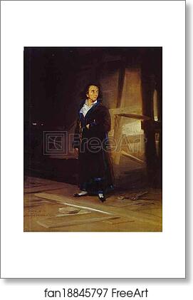 Free art print of Portrait of the Artist Julio Asensio by Francisco De Goya Y Lucientes