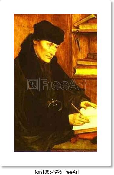 Free art print of Erasmus of Rotterdam by Quentin Massys Free art print of Erasmus of Rotterdam by Quentin Massys
