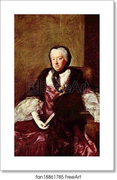 Free art print of Portrait of Mary Atkins, Mrs. Martin by Allan Ramsay Free art print of Portrait of Mary Atkins, Mrs. Martin by Allan Ramsay
