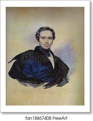 Free art print of Portrait of F. F. Golytzin by Karl Brulloff Free art print of Portrait of F. F. Golytzin by Karl Brulloff